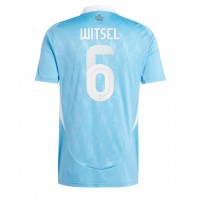 Camiseta Bélgica Axel Witsel #6 Segunda Equipación Replica Eurocopa 2024 mangas cortas